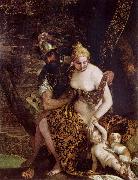 Paolo Veronese Mars and Venus with Cupid and a Dog oil on canvas